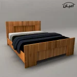 تخت خواب دونفره اعیان مدل FH364 سایز 160x200 سانتی متر - Image 9