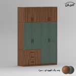 کمد لباس چند منظوره اعیان مدل FH964 طول 160 سانتی متر مجموعه پنج عددی - Image 8