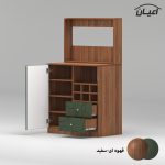 کنسول اعیان مدل کافه بار کد FH939 طول 80 سانتی متر - Image 9