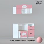 میز تحریر و صندلی اعیان مدل FH763 مجموعه سه عددی - Image 10
