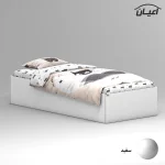 تخت خواب ملامینه یک نفره اعیان مدل FH940 سایز 80x180 سانتی متر - Image 6