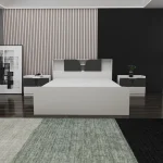 سرویس خواب دونفره اعیان مدل FH508 سایز 160x200 سانتی متر مجموعه 3 عددی