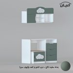 میز تحریر و صندلی اعیان مدل FH763 مجموعه سه عددی - Image 9
