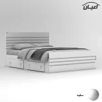 تخت خواب ملامینه دو نفره اعیان مدل FH860 سایز 160x200 سانتی متر (فروش ویژه) - Image 6