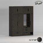 کمد لباس چندمنظوره اعیان مدل FH962 طول 200 سانتی متر مجموعه شش عددی - Image 8
