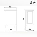 کابینت آشپزخانه اعیان مدل FH C23  | گارانتی اصالت و سلامت فیزیکی کالا - Image 4