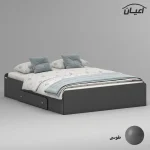 تخت خواب ملامینه دو نفره اعیان مدل FH969 سایز 160x200 سانتی متر - Image 3