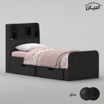 تخت خواب ملامینه یک نفره اعیان مدل FH980 سایز 80x180 سانتی متر - Image 3
