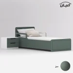 ست تخت خواب یک نفره اعیان مدل FH775 سایز 90x200 سانتی متر مجموعه دو عددی - Image 9