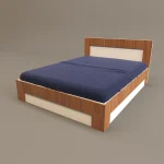 تخت خواب دو نفره اعیان مدل FH303 سایز 160x200 سانتی متر - Image 11