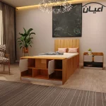 تخت خواب یکنفره اعیان مدل FH418 سایز 90x200 سانتی متر - Image 8