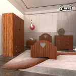 سرویس خواب یک نفره اعیان مدل FH474 طرح فانتزی سایز 90x200 سانتی متر مجموعه 4 عددی - Image 10