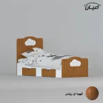 تخت خواب یک نفره اعیان مدل FH760 سایز 80x180 سانتی متر - Image 9