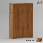 کمد لباس اعیان مدل FH965 طول 160 سانتی متر مجموعه چهار عددی - Image 5