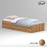 تخت خواب ملامینه یک نفره اعیان مدل FH941 سایز 90x200 سانتی متر - Image 7