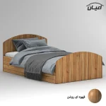 تخت خواب ملامینه یک نفره اعیان مدل FH972 سایز 120x200 سانتی متر - Image 7