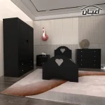 سرویس خواب یک نفره اعیان مدل FH474 طرح فانتزی سایز 90x200 سانتی متر مجموعه 4 عددی - Image 11