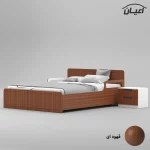 ست تخت خواب دو نفره اعیان مدل FH776 سایز 160x200 سانتی متر مجموعه سه عددی - Image 9