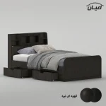 تخت خواب ملامینه یک نفره اعیان مدل FH982 سایز 120x200 سانتی متر - Image 9