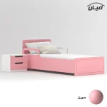 ست تخت خواب یک نفره اعیان مدل FH775 سایز 90x200 سانتی متر مجموعه دو عددی - Image 10