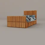 تخت خواب یکنفره اعیان مدل FH336 سایز 90x200 سانتی متر - Image 11