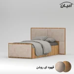 تخت خواب یک نفره اعیان مدل FH782 سایز 90x200 سانتی متر - Image 5