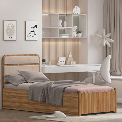 تخت خواب ملامینه نوجوان اعیان مدل FH953 سایز 80x180 سانتی متر