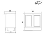 کابینت آشپزخانه اعیان مدل FH CM20  | گارانتی اصالت و سلامت فیزیکی کالا - Image 4