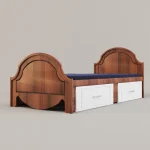 تخت خواب یکنفره اعیان مدل FH278 سایز 90x200 سانتی متر - Image 9