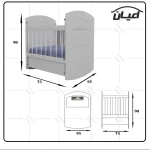 تخت کنار مادر اعیان مدل FH399 سایز 50x70 سانتی متر - Image 9