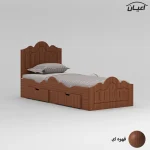 تخت خواب یک نفره اعیان مدل FH718 سایز 90x200 سانتی متر - Image 7