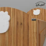 تخت خواب یکنفره اعیان مدل FH572 سایز 90x200 سانتی متر طرح کیتی - Image 12