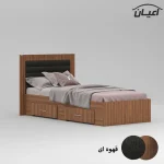 تخت خواب یک نفره اعیان مدل FH832 سایز 90x200 سانتی متر - Image 5