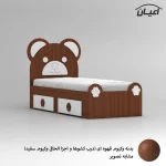 تخت خواب ام دی اف یک نفره اعیان مدل FH844 سایز 80x180 سانتی متر - Image 7