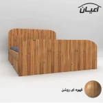 تخت خواب دونفره اعیان مدل FH547 سایز 160x200 سانتی متر - Image 10