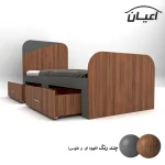 تخت خواب یکنفره اعیان مدل FH546 سایز 90x200 سانتی متر - Image 10