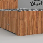 تخت خواب یکنفره اعیان مدل FH524 سایز 90x200 سانتی متر - Image 10