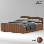 تخت خواب ملامینه دو نفره اعیان مدل FH933 سایز 160x200 سانتی متر - Image 8