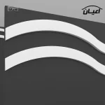 تخت خواب یکنفره اعیان مدل FH580 سایز 90x200 سانتی متر - Image 13