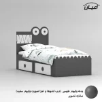 تخت خواب نوجوان اعیان مدل FH839 سایز 80x180 سانتی متر - Image 9