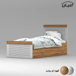 تخت خواب نوجوان اعیان مدل FH904 سایز 80x180 سانتی متر - Image 9