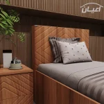 تخت خواب یکنفره اعیان مدل FH451 سایز 90x200 سانتی متر - Image 11