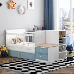 تختخواب کودک اعیان مدل FH827 سایز 130 × 70