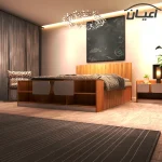 تخت خواب دونفره اعیان مدل FH417 سایز 160x200 سانتی متر - Image 11