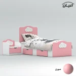 ست تخت خواب یک نفره اعیان مدل FH764 سایز 80x180 سانتی متر مجموعه دو عددی - Image 11