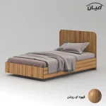 تخت خواب ملامینه یک نفره اعیان مدل FH912 سایز 120x200 سانتی متر - Image 7