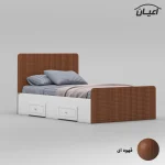تخت خواب یک نفره اعیان مدل FH813 سایز 120x200 سانتی متر - Image 15