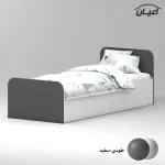تخت خواب ملامینه یک نفره اعیان مدل FH930 سایز 80x180 سانتی متر - Image 8