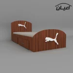 تخت خواب یک نفره اعیان مدل FH460 طرح اسپرت سایز 90x200 سانتی متر - Image 10