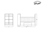 تختخواب کودک اعیان مدل FH340 - Image 13